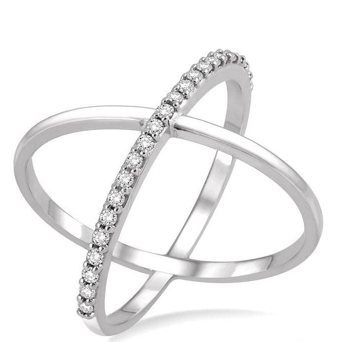 Parkplace Jewelers Criss Cross Diamond Fashion Ring 33916PPFHWG