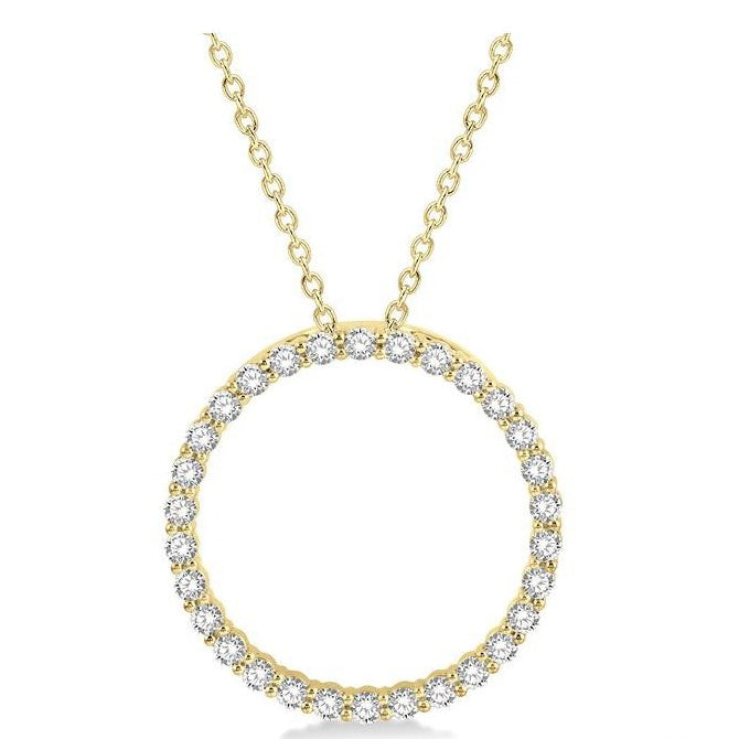 Parkplace Jewelers Circle Diamond Pendant 900H1PPFGPDYG