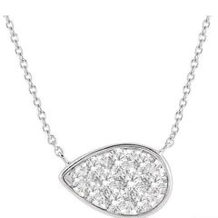 Parkplace Jewelers Pear Shape East-West Lovebright Essential Diamond Pendant 9979HPPFHNKWG