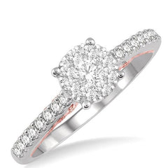 Parkplace Jewelers Round Shape Lovebright Diamond Engagement Ring 122F3PPFVWP