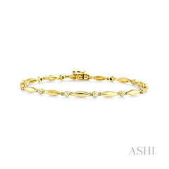 ASHI Boat Diamond Bracelet 7557QPPTXYG
