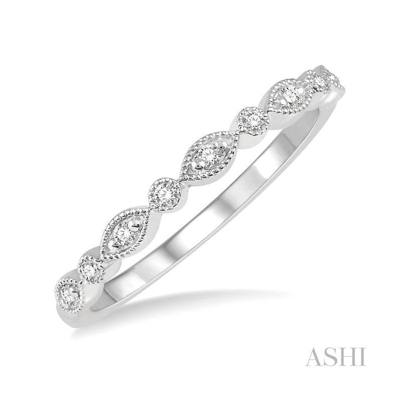 ASHI Stackable Diamond Wedding Band 33258PPFHWG