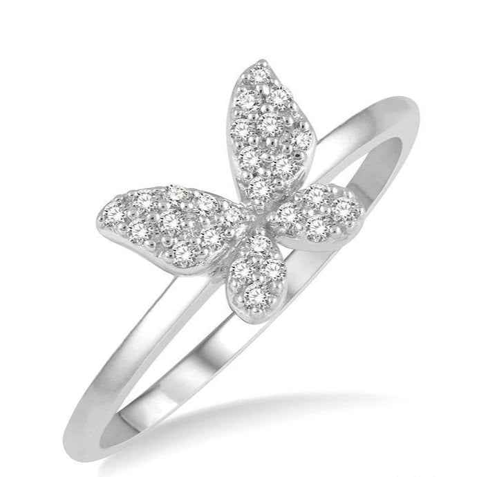 Parkplace Jewelers Stackable Butterfly Petite Diamond Fashion Ring 386A8PPTSWG