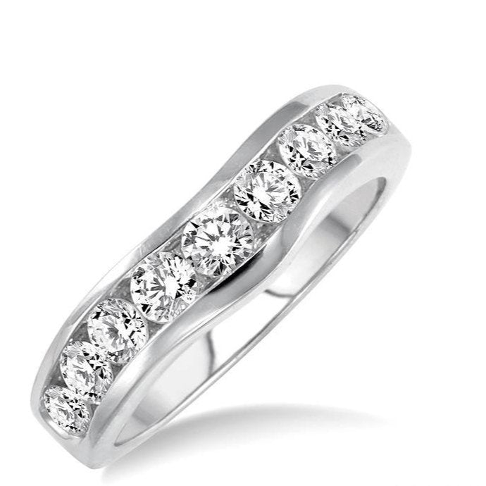 Parkplace Jewelers Curved Diamond Wedding Band 30356PPFGWG