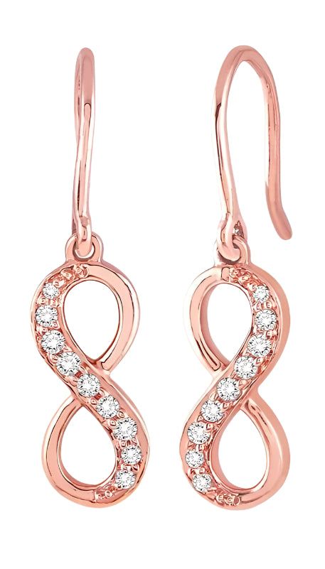 Parkplace Jewelers Infinity Petite Diamond Fashion Earrings 64968PPTXERPG