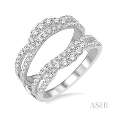 ASHI Diamond Insert Ring 29501PPFVWG