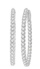 Parkplace Jewelers Inside-Out Diamond Oval Hoop Earrings 624B0PPFGERWG-2.00