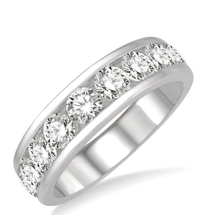 Parkplace Jewelers 11 Stone Channel Set Diamond Wedding Band 33310PPFGWG-2.00