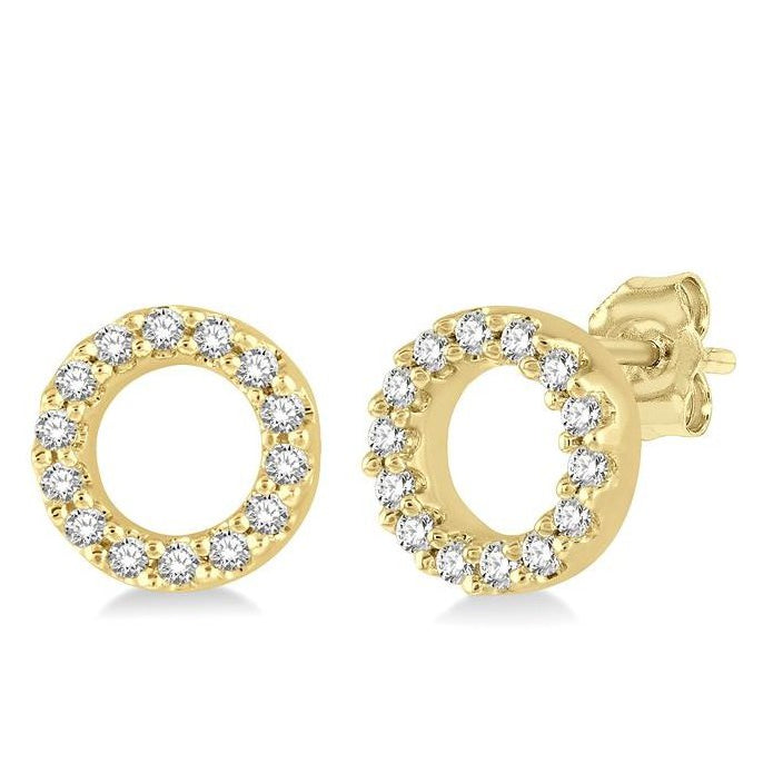 Parkplace Jewelers Circle Petite Diamond Fashion Earrings 640D8PPTSERYG