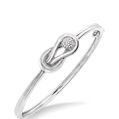 Parkplace Jewelers Silver Diamond Fashion Bangle 86139PPSSSLBG