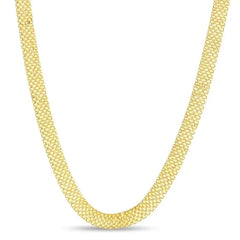 Yellow Gold Polished Bismark Necklace