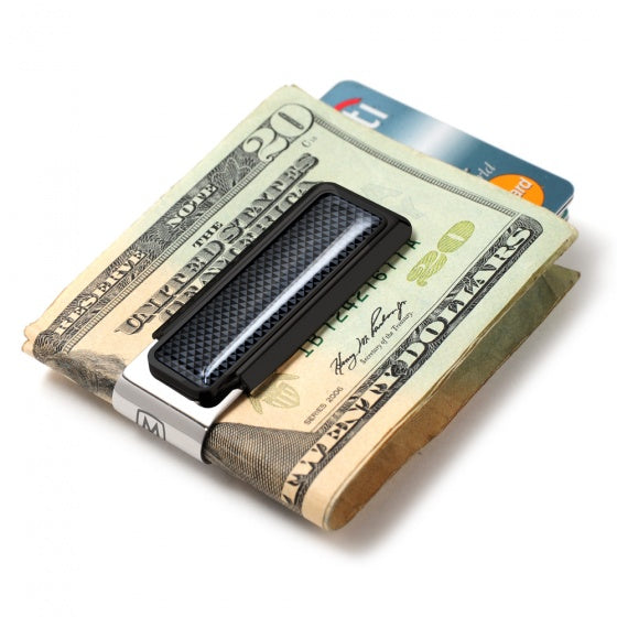 MClip Black Anodized Money Clip UV2-BKA-CLUR