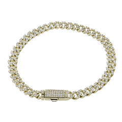 Bracelet in 14k Gold with Diamonds LB2424 WHITE 14K X YELLOW