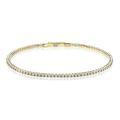 Bracelet in 18K Gold with Diamonds LB2400-Y_WHITE_18K_X_YELLOW
