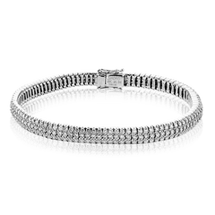 Bracelet in 18k Gold with Diamonds MB1175 WHITE 18K X WHITE