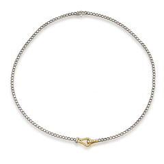 Simon G. Fashion Buckle Necklace in 18k Gold with Diamonds LP4559 WHITE 18K X