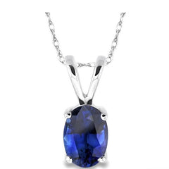 Parkplace Jewelers Oval Shape Gemstone Solitaire Pendant 57129PPF@PDSPWG