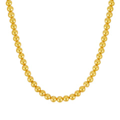 Yellow Gold Polished Polished Bead Chain Bracelet