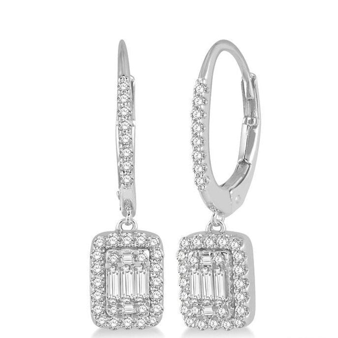 Parkplace Jewelers Halo Fusion Diamond Earrings 931H3PPFVERWG