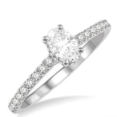 Parkplace Jewelers Oval Shape Diamond Engagement Ring 259J4PPFHWG-LE-OV