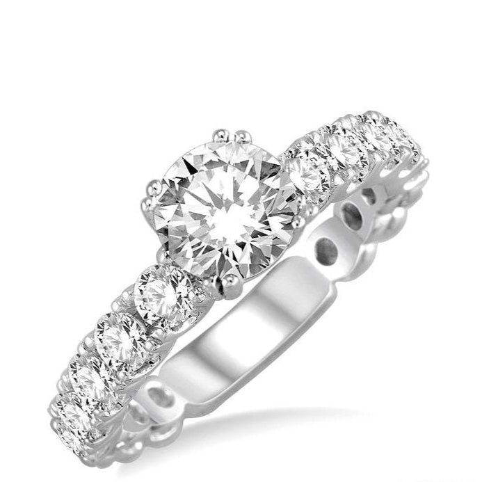 Parkplace Jewelers Round Shape Semi-Mount Diamond Engagement Ring 21831PPFVWG-SM