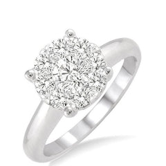 Parkplace Jewelers Round Shape Lovebright Essential Diamond Engagement Ring 13241PPFVWG