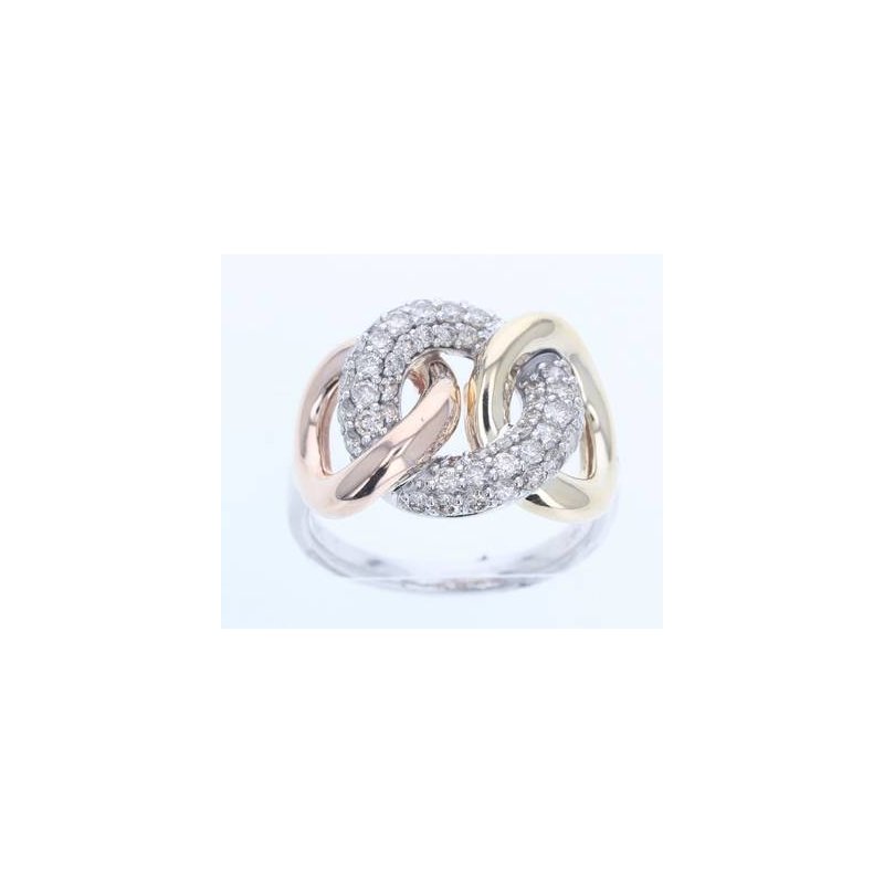 Le Vian 14K Tri Color Gold Ring YRGO 60