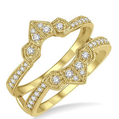 Parkplace Jewelers Chevron Diamond Insert Ring 29705PPFHYG