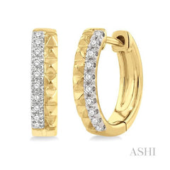 ASHI Diamond Hoop Earrings 629B6PPFHERYG