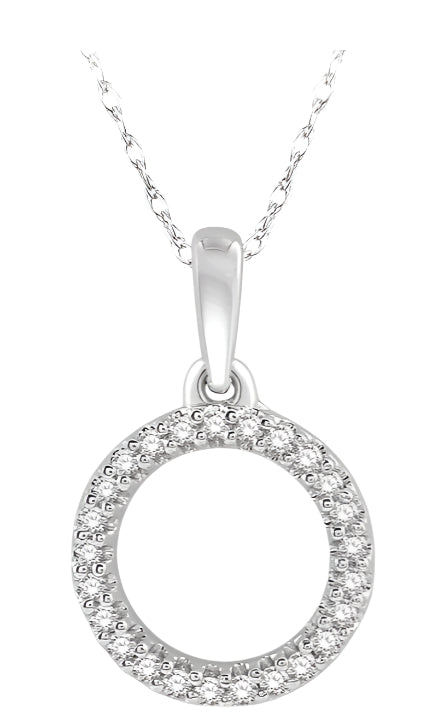 Parkplace Jewelers Circle Petite Diamond Fashion Pendant 627A8PPTSPDWG