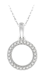 Parkplace Jewelers Circle Petite Diamond Fashion Pendant 627A8PPTSPDWG