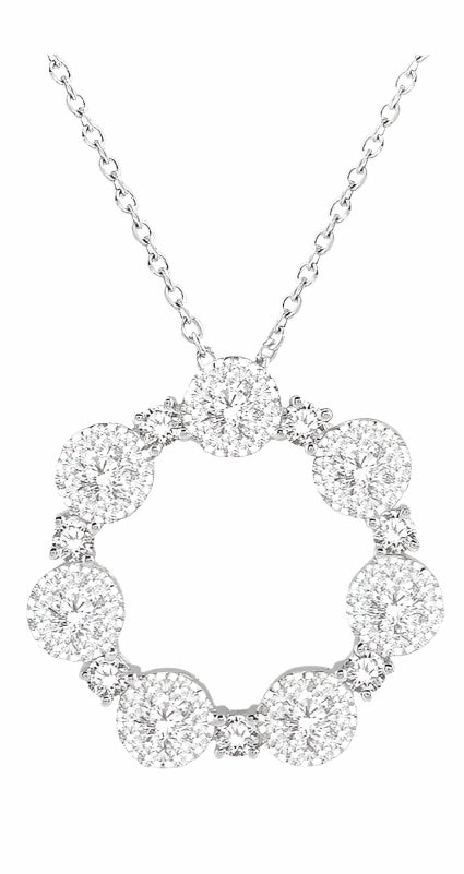 Parkplace Jewelers Lovebright Diamond Circle Pendant 929A1PPFGPDWG
