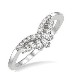 Parkplace Jewelers Chevron Baguette Diamond Wedding Band 30516PPFHWG