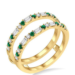 Parkplace Jewelers Gemstone & Diamond Insert Ring 29785PPFHEMYG