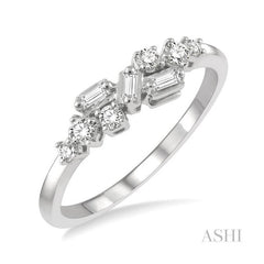 ASHI Scatter Baguette Diamond Fashion Ring 378C6PPFHWG