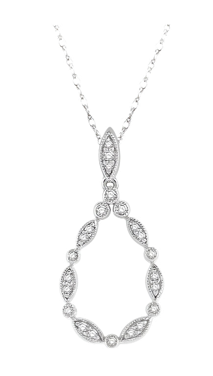 Parkplace Jewelers Drop Diamond Fashion Pendant 90258PPTSPDWG