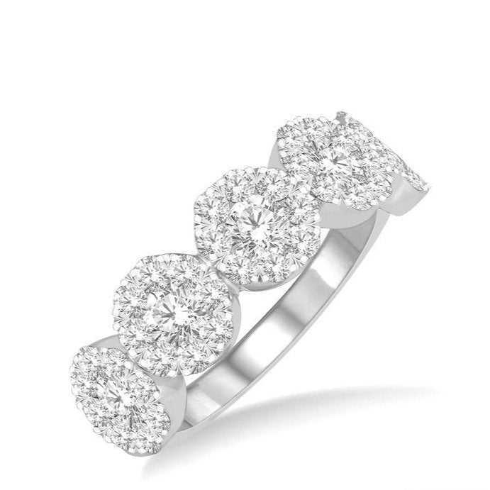 Parkplace Jewelers Round Shape 5 Stone Lovebright Essential Diamond Wedding Band 158D5PPFGWG