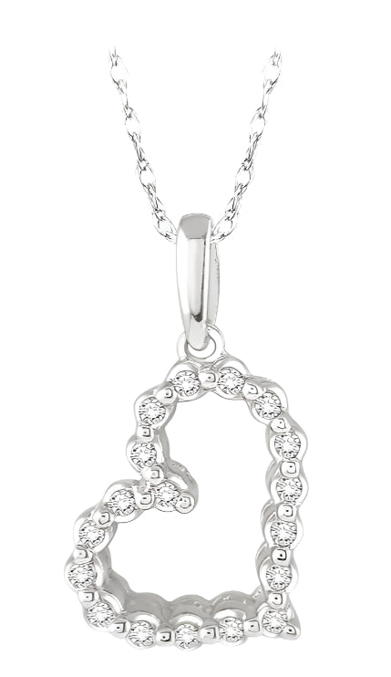 Parkplace Jewelers Heart Shape Diamond Fashion Pendant 93718PPFSPDWG