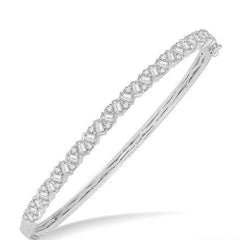 Parkplace Jewelers Stackable Scatter Zig-Zag Baguette Diamond Fashion Bangle 799A2PPFHWG