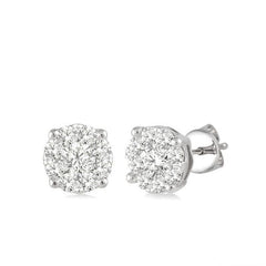 Parkplace Jewelers Round Shape Lovebright Essential Diamond Stud Earrings 91756PPFGERWG