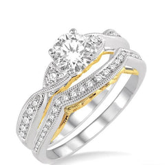 Parkplace Jewelers Round Shape Diamond Wedding Set 28272PPFHWY-WS