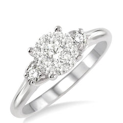 Parkplace Jewelers Round Shape Lovebright Diamond Engagement Ring 19463PPFGWG-LE