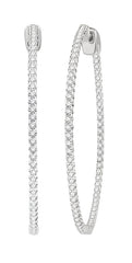 Parkplace Jewelers Inside-Out Diamond Hoop Earrings 628C1PPFGERWG