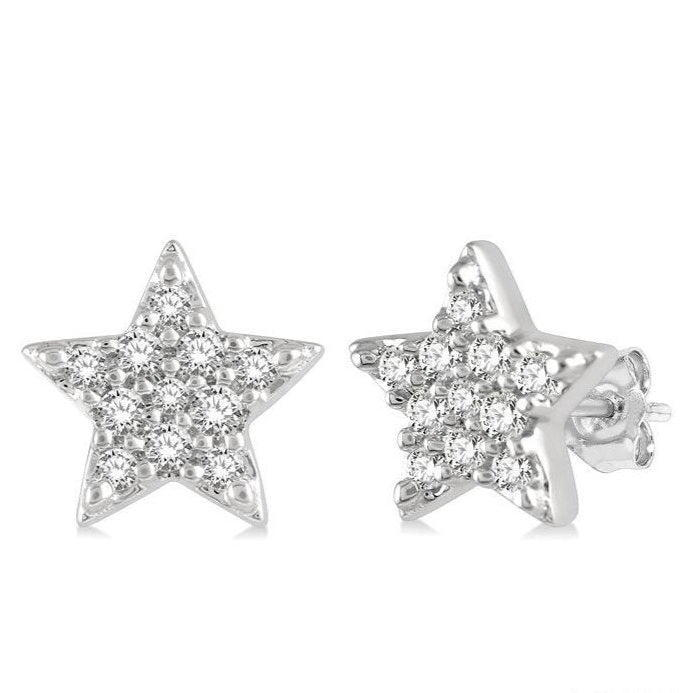 Parkplace Jewelers Star Petite Diamond Fashion Earrings 643A8PPFSERWG
