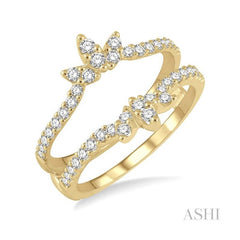 ASHI Diamond Insert Ring 29863PPFHYG