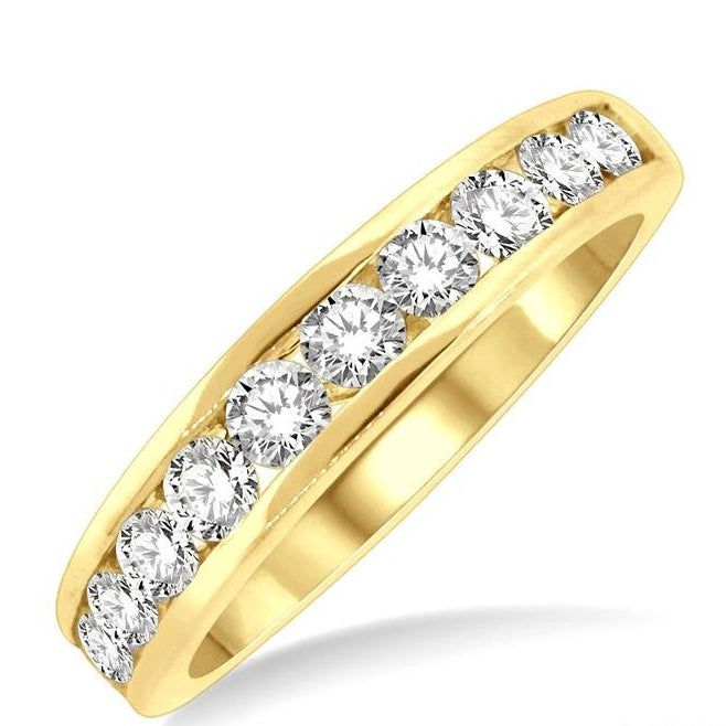 Parkplace Jewelers 11 Stone Channel Set Diamond Wedding Band 33312PPFGYG