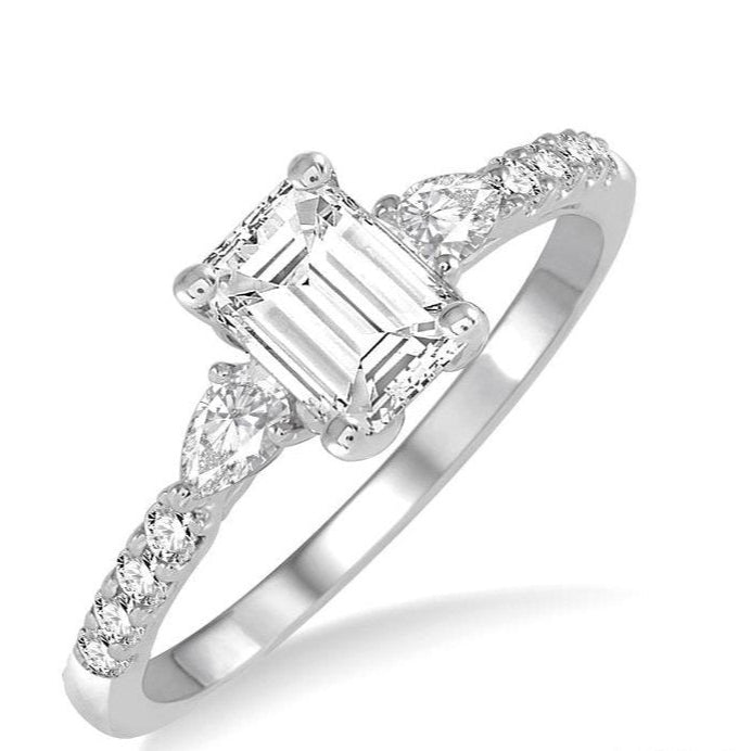 Parkplace Jewelers Emerald Shape Diamond Engagement Ring 23712PPFHWG-LE-OC
