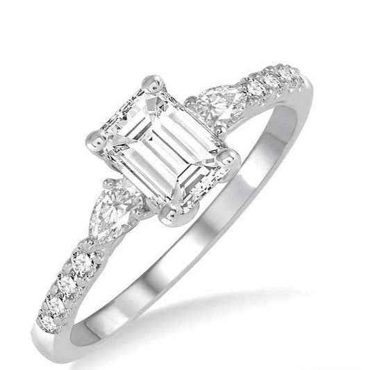 Parkplace Jewelers Emerald Shape Diamond Engagement Ring 23712PPFHWG-LE-OC