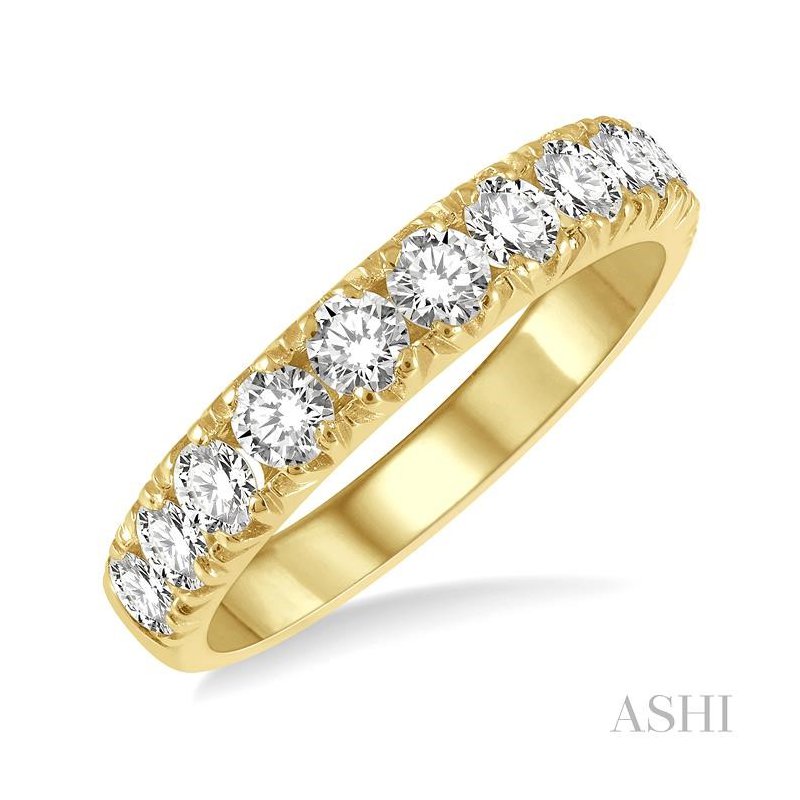 ASHI 11 Stone Diamond Wedding Band 33301PPFGYG