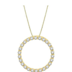 Parkplace Jewelers Circle Diamond Pendant 900H2PPFGPDYG